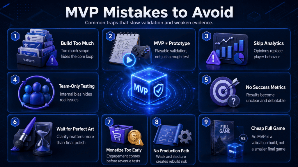 Common MVP Game Development Mistakes to Avoid