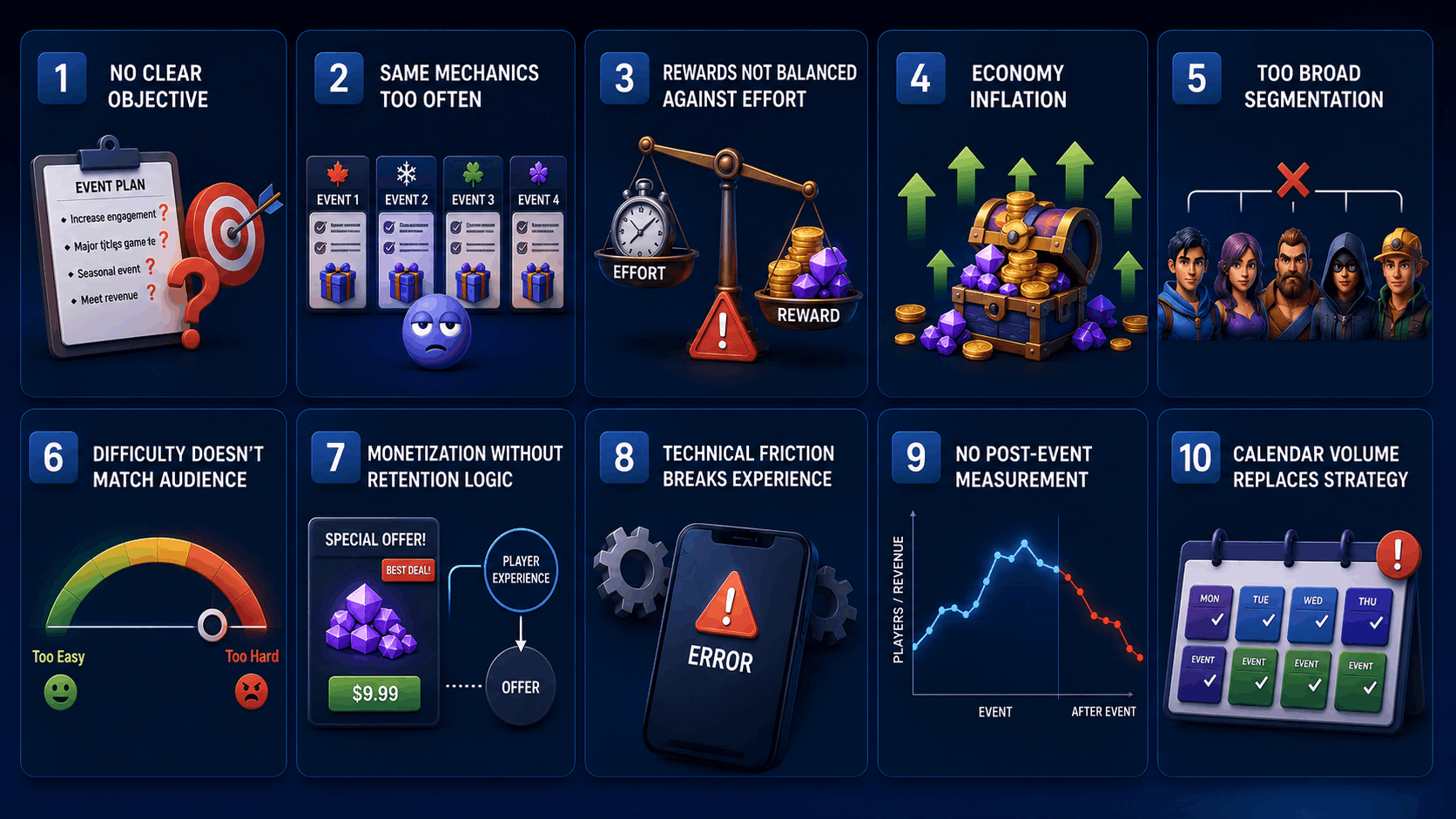 Why Game LiveOps Events Fail