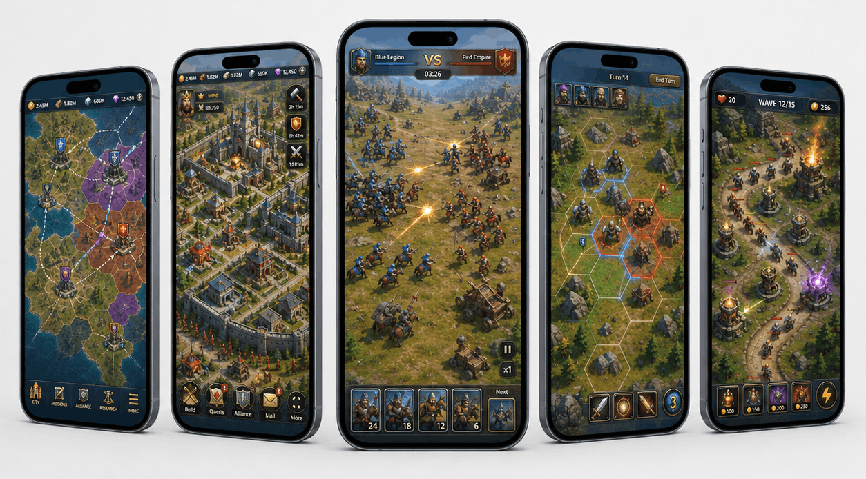 How to Develop a Mobile Strategy Game. Types of Mobile Strategy Games